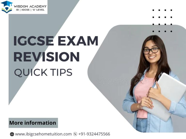 IGCSE Exam Revision Quick Tips A Guide to Success